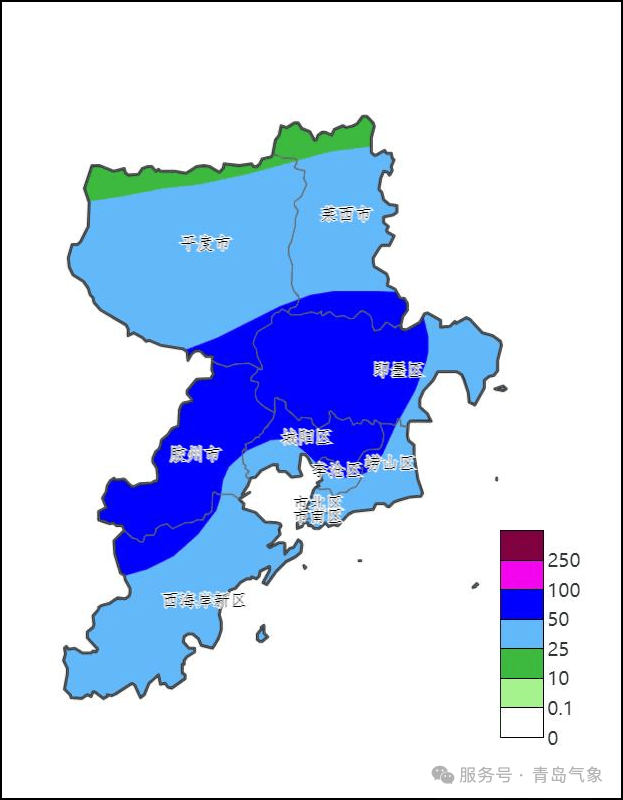 就在今天!青岛中雨到大雨,局部暴雨!伴有雷电+短时强降水+大风!接下来高温暂停,持续到→