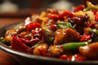 四川辣子鸡,爽辣可口