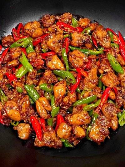 四川辣子鸡,爽辣可口