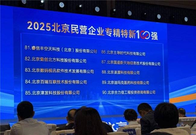 数码视讯“集团军”发力!多家公司同步斩获2025北京民企百强席位